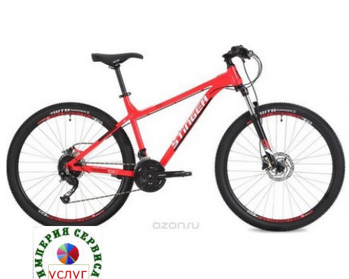 Велосипед Stinger Zeta Std, красный, 27,5", рама 18"
